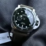 Premium Replica Uhr Panerai Submersible PAM01287 aus mattiertem Edelstahl 44mm