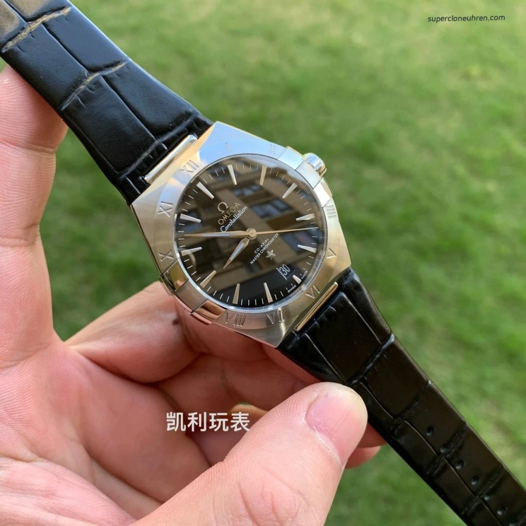 Premium Replica Uhr Omega Constellation 131.13.39.20.01.001 Edelstahl mit römischen Ziffern 39mm