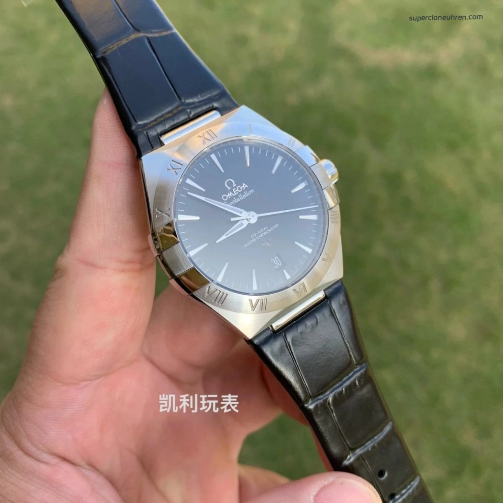 Premium Replica Uhr Omega Constellation 131.13.39.20.01.001 Edelstahl mit römischen Ziffern 39mm
