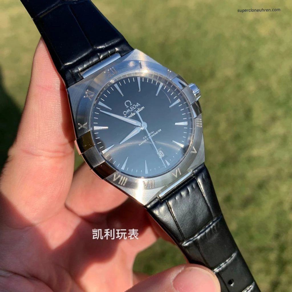 Premium Replica Uhr Omega Constellation 131.13.39.20.01.001 Edelstahl mit römischen Ziffern 39mm