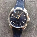 Premium Replica Uhr Omega Seamaster Aqua Terra 220.12.41.21.03.001 blaues Zifferblatt mit Kautschukband 41mm