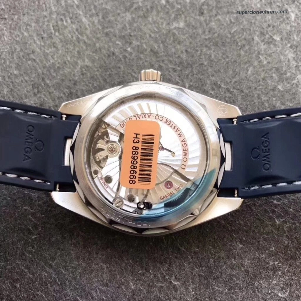 Premium Replica Uhr Omega Seamaster Aqua Terra 220.12.41.21.03.001 blaues Zifferblatt mit Kautschukband 41mm
