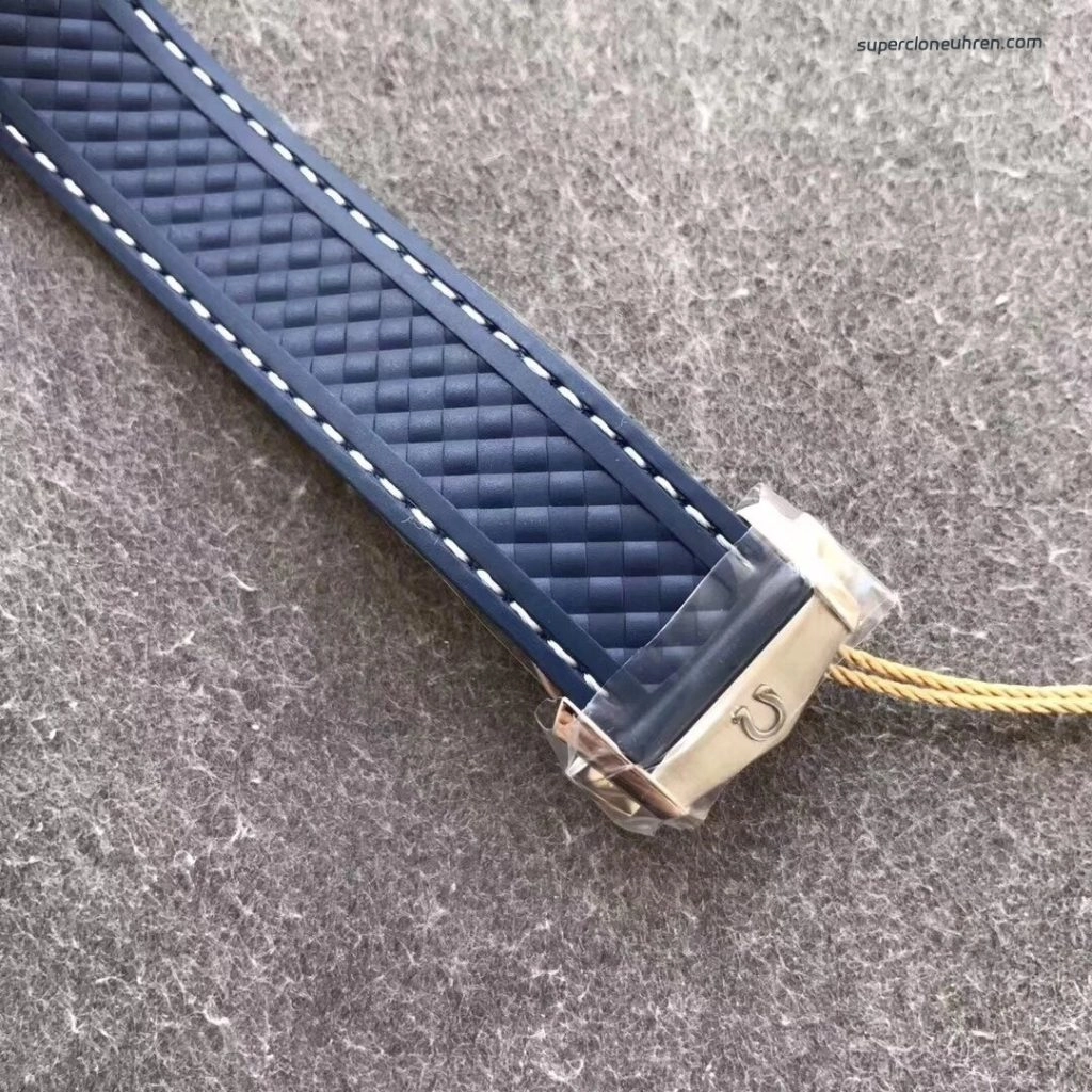 Premium Replica Uhr Omega Seamaster Aqua Terra 220.12.41.21.03.001 blaues Zifferblatt mit Kautschukband 41mm