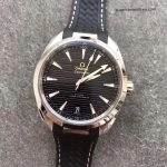 Premium Replica Uhr Omega Seamaster Aqua Terra 220.12.41.21.01.001 schwarzes Teak-Zifferblatt mit Kautschukband 41 mm