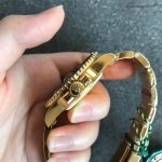 Super Clone Rolex Submariner 116618LN-97208 schwarzes Zifferblatt Gelbgold 40mm