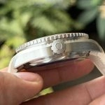 Premium Replica Uhr Omega Seamaster Planet Ocean 215.32.44.21.09.001 Edelstahl mit beigem Armband 43,5mm
