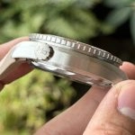 Premium Replica Uhr Omega Seamaster Planet Ocean 215.32.44.21.09.001 Edelstahl mit beigem Armband 43,5mm