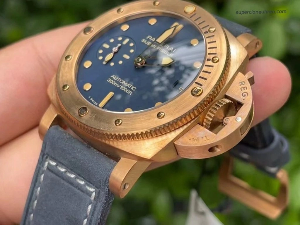 Super Clone Panerai Submersible PAM01074 Bronze 42mm