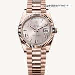 Super Clone Rolex Day-Date m228235-0001 in Roségold mit Champagner-Zifferblatt 40mm