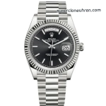 Premium Replica Uhr Rolex Day-Date m228239-0004 schwarzes Zifferblatt mit Leuchtindizes 40mm