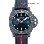 Premium Replica Uhr Panerai Submersible PAM01466 Titan-Keramik 47mm