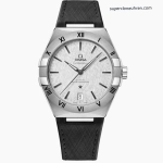 Premium Replica Uhr Omega Constellation 131.12.41.21.06.001 silbernes Zifferblatt 41mm