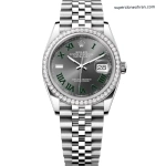 Premium Replica Uhr Rolex Datejust m126284rbr-0037 mit Diamantlünette 36mm