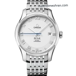 Super Clone Omega De Ville 431.10.41.21.02.001 silbernes Zifferblatt mit blauem Sekundenzeiger 41mm