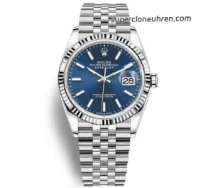 Premium Replica Uhr Rolex Datejust 126234 blaues Zifferblatt mit Jubilee-Band 36mm