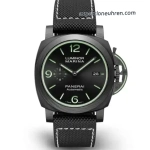 Premium Replica Uhr Panerai Luminor PAM01118 aus Carbon mit Leuchtzifferblatt 44mm