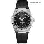 Premium Replica Uhr Omega Constellation 131.13.39.20.01.001 Edelstahl mit römischen Ziffern 39mm