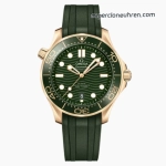 Premium Replica Uhr Omega Seamaster Diver 300M 210.62.42.20.10.001 gruenes Zifferblatt 42mm