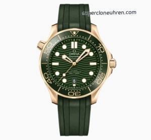 Premium Replica Uhr Omega Seamaster Diver 300M 210.62.42.20.10.001 gruenes Zifferblatt 42mm