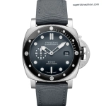 Super Clone Panerai Submersible PAM01288 aus mattiertem Edelstahl 44 mm