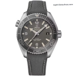 Premium Replica Uhr Omega Seamaster Planet Ocean 215.32.44.21.01.002 graues Zifferblatt 43,5 mm