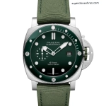 Premium Replica Uhr Panerai Submersible PAM01287 aus mattiertem Edelstahl 44mm