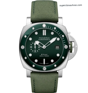 Premium Replica Uhr Panerai Submersible PAM01287 aus mattiertem Edelstahl 44mm