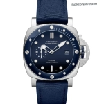Premium Replica Uhr Panerai Submersible PAM01289 aus mattiertem Edelstahl 44mm