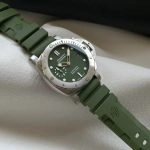 Premium Replica Uhr Panerai Submersible PAM01055 mit grünem Zifferblatt 42mm