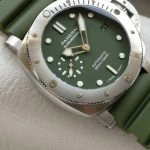 Premium Replica Uhr Panerai Submersible PAM01055 mit grünem Zifferblatt 42mm