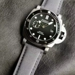 Super Clone Panerai Submersible PAM01288 aus mattiertem Edelstahl 44 mm