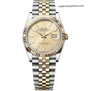 Premium Replica Uhr Rolex Datejust 36 M126233-0039 Bicolor mit Jubilee-Band 36 mm
