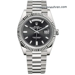 Premium Replica Uhr Rolex Day-Date m228239-0005 schwarzes Zifferblatt 40mm