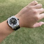 Super Clone Audemars Piguet Royal Oak Offshore 15703 aus gebürstetem Edelstahl 42 mm