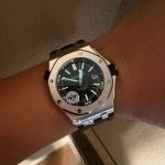 Super Clone Audemars Piguet Royal Oak Offshore 15703 aus gebürstetem Edelstahl 42 mm
