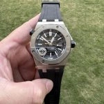 Super Clone Audemars Piguet Royal Oak Offshore 15703 aus gebürstetem Edelstahl 42 mm
