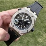 Super Clone Audemars Piguet Royal Oak Offshore 15703 aus gebürstetem Edelstahl 42 mm