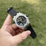 Super Clone Audemars Piguet Royal Oak Offshore 15703 aus gebürstetem Edelstahl 42 mm