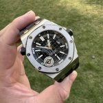 Super Clone Audemars Piguet Royal Oak Offshore 15703 aus gebürstetem Edelstahl 42 mm