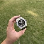 Super Clone Audemars Piguet Royal Oak Offshore 15703 aus gebürstetem Edelstahl 42 mm