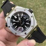 Super Clone Audemars Piguet Royal Oak Offshore 15703 aus gebürstetem Edelstahl 42 mm