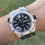 1:1 Super Clone Uhr Audemars Piguet Royal Oak Offshore 15710ST.OO.A002CA.01 Edelstahl mit Saphirglasboden 42mm