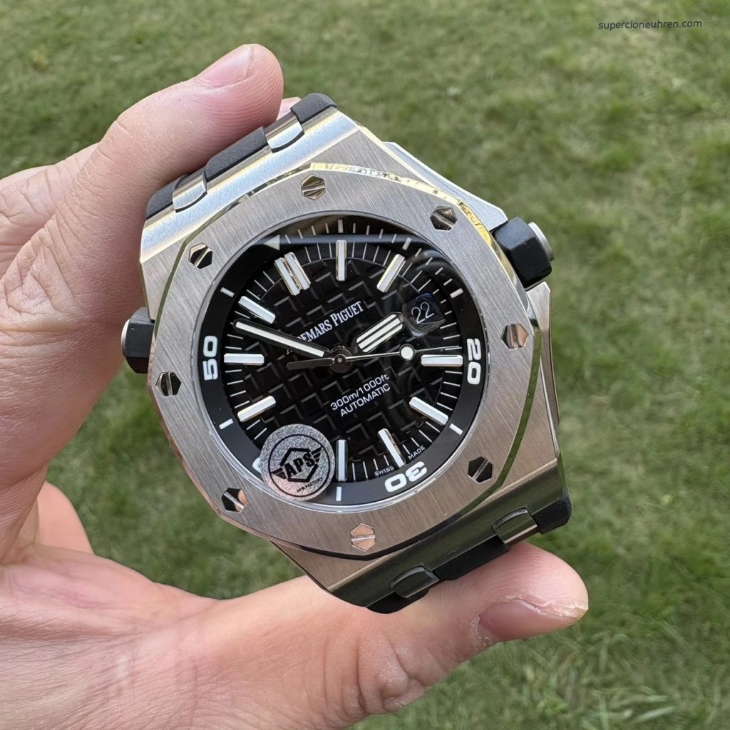 1:1 Super Clone Uhr Audemars Piguet Royal Oak Offshore 15710ST.OO.A002CA.01 Edelstahl mit Saphirglasboden 42mm