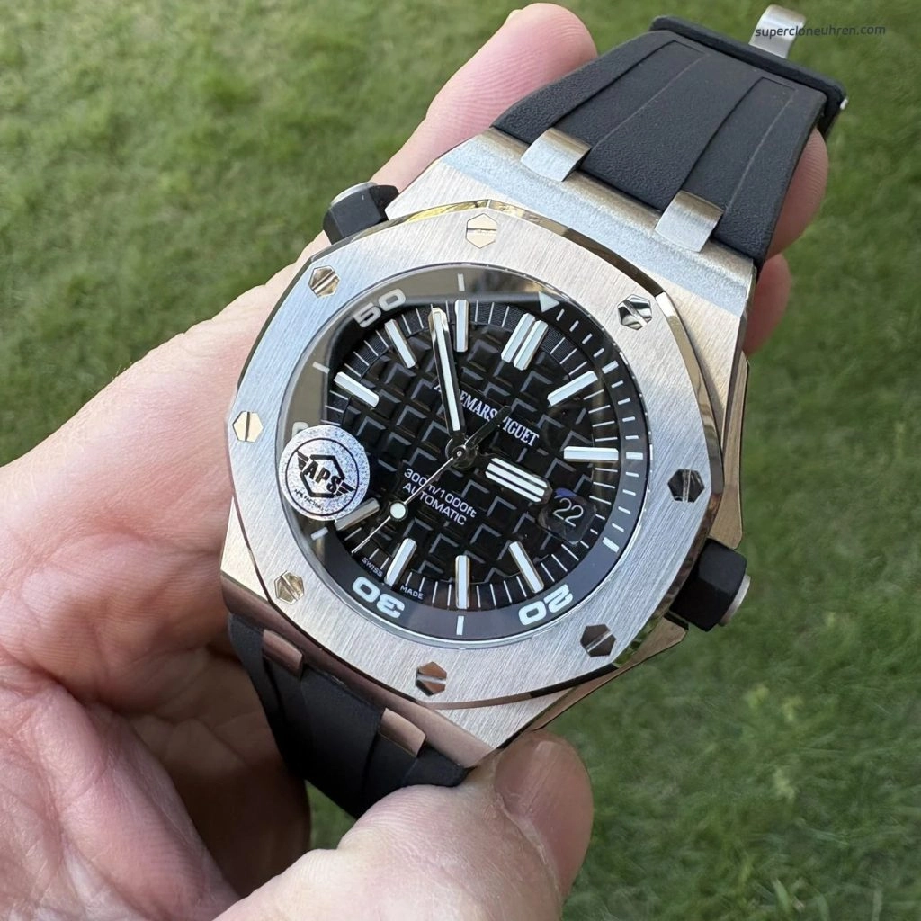 1:1 Super Clone Uhr Audemars Piguet Royal Oak Offshore 15710ST.OO.A002CA.01 Edelstahl mit Saphirglasboden 42mm