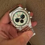 Super Clone Audemars Piguet Royal Oak 26331ST.OO.1220ST.03 Panda-Zifferblatt Edelstahl 41mm