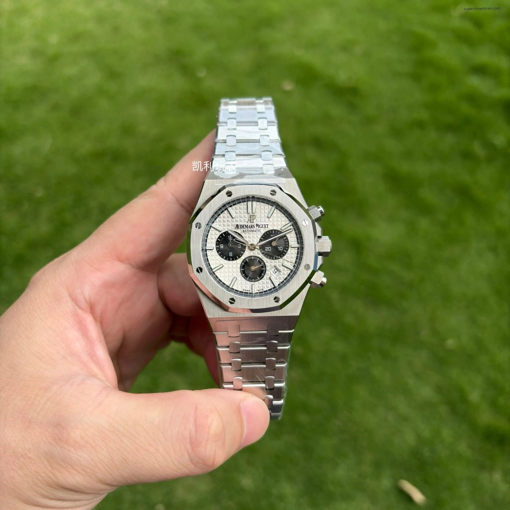 Super Clone Audemars Piguet Royal Oak 26331ST.OO.1220ST.03 Panda-Zifferblatt Edelstahl 41mm