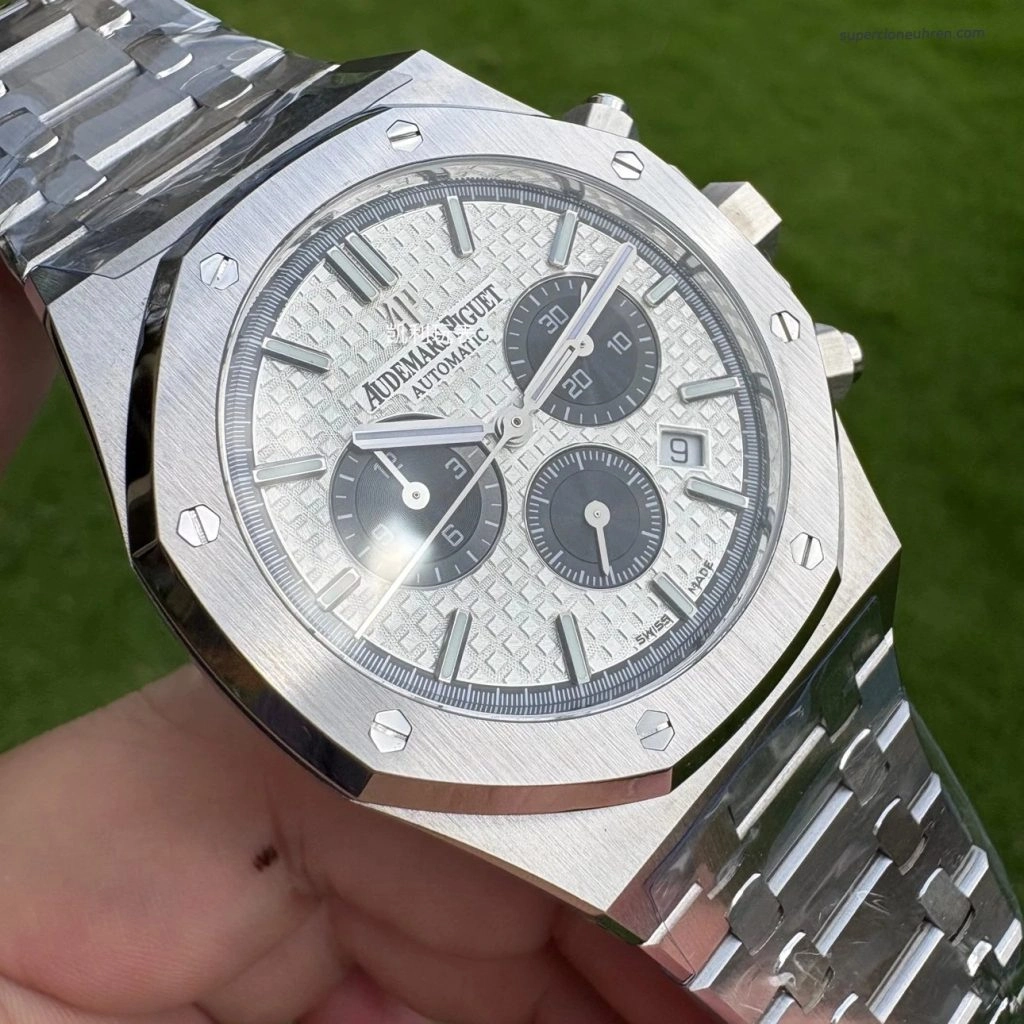Super Clone Audemars Piguet Royal Oak 26331ST.OO.1220ST.03 Panda-Zifferblatt Edelstahl 41mm