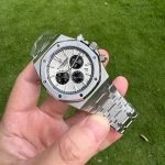 Super Clone Audemars Piguet Royal Oak 26331ST.OO.1220ST.03 Panda-Zifferblatt Edelstahl 41mm