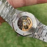 Super Clone Audemars Piguet Royal Oak 15407ST Skelettzifferblatt Edelstahlband 41 mm