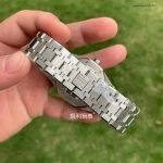 Super Clone Audemars Piguet Royal Oak 15407ST Skelettzifferblatt Edelstahlband 41 mm